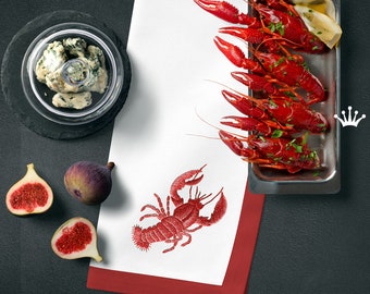 Machine Embroidery Design Red lobster