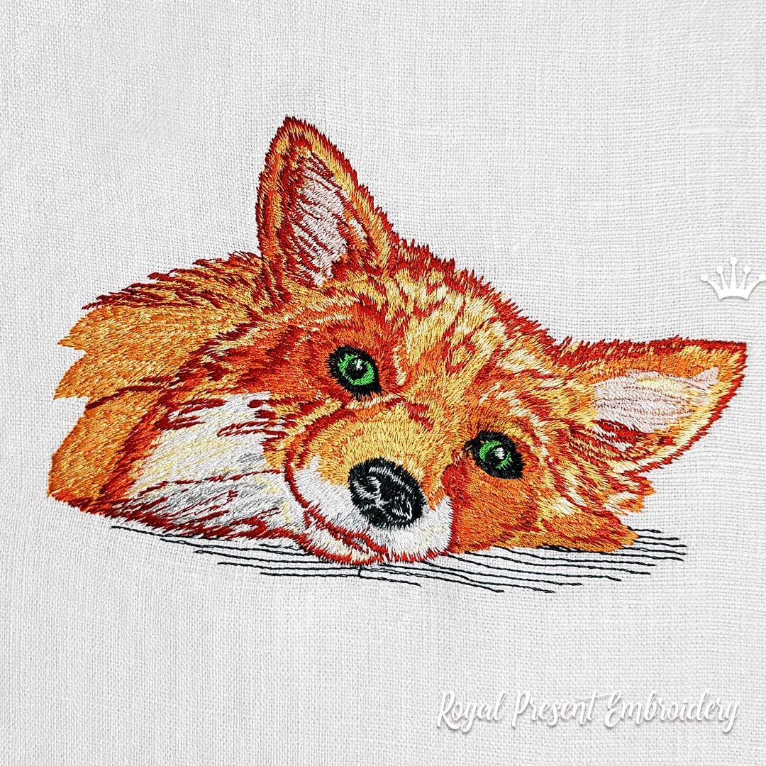 BIG FOX EMBROIDERY REGULAR SWEAT ホワイト
