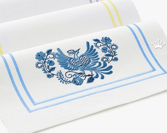 Deep Blue Phoenix Bird Machine Embroidery Design - 3 sizes