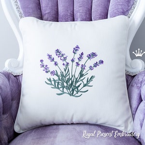 French Lavender Machine Embroidery Design - 4 sizes