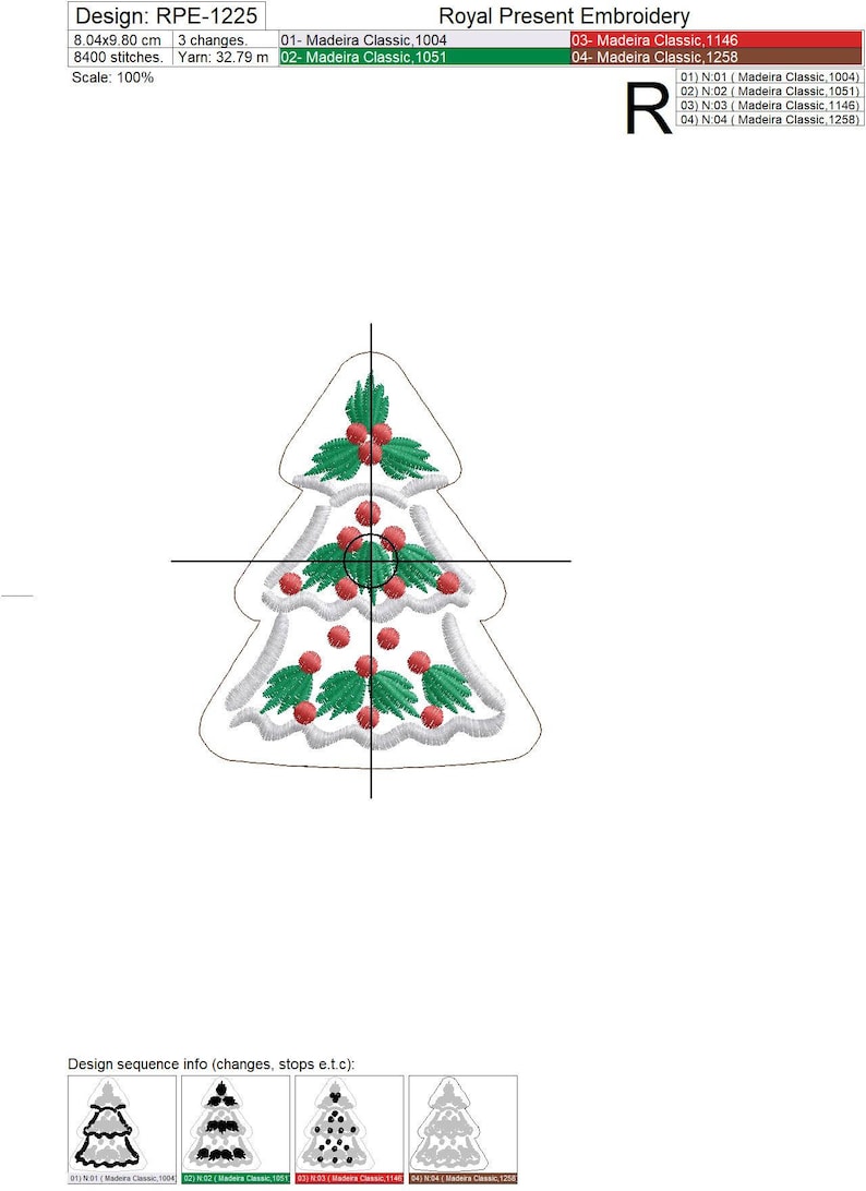 In The Hoop Machine Embroidery Designs Christmas Gingerbread Cookies image 2