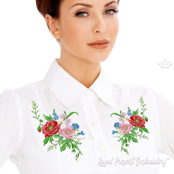 AMERI ★ UND FLOWER RAISED EMBROIDERY TOP Ameri UND FLOWER RAISED EMBROIDERY TOP