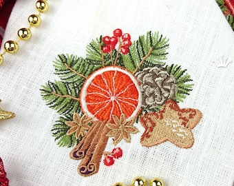 Machine Embroidery Design Christmas decoration - 2 sizes