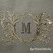 Baroque Blank Monogram Machine Embroidery Design - 6 sizes 