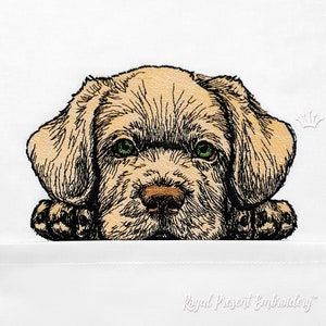 Labrador puppy Machine embroidery design - 7 sizes