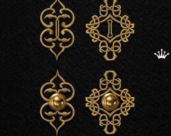 Buttonholes Machine Embroidery Designs