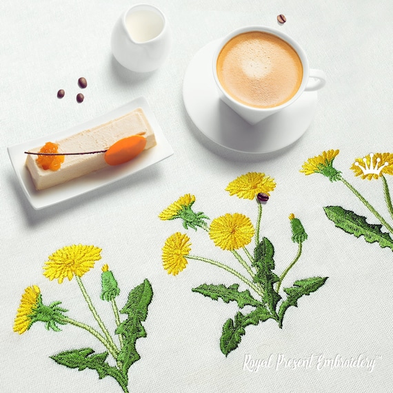 Dandelions Machine Embroidery Designs - 5 sizes