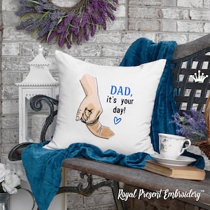Father&#39;s Day Machine Embroidery Design - 5 sizes