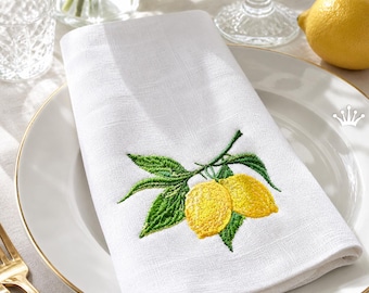 Lemon Branch Machine Embroidery Design - 2 sizes