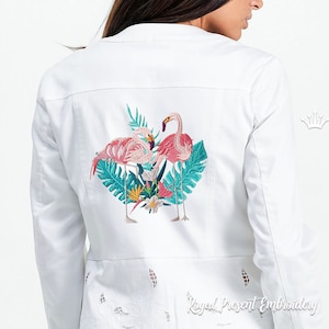 Flamingo Machine Embroidery Design - 4 sizes