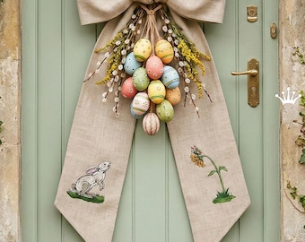 Hare with sunflower and butterfly set machine embroidery designs - 4 sizes