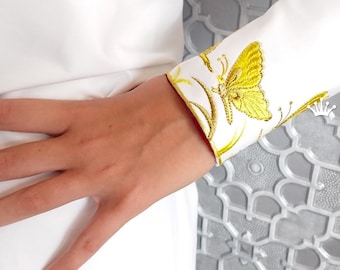 Machine Embroidery Design Butterflies border