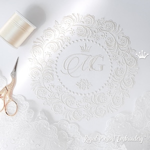 Wedding Frame Machine Embroidery Design - 5 sizes