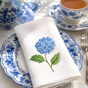 Hydrangea Machine Embroidery Design - 2 sizes