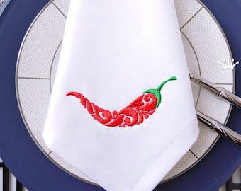 Chilli Pepper machine embroidery design