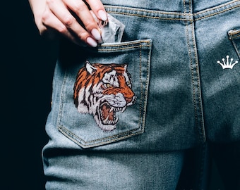 Tiger Machine Embroidery Design