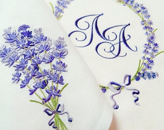 Machine Embroidery Design Fragrant lavender set