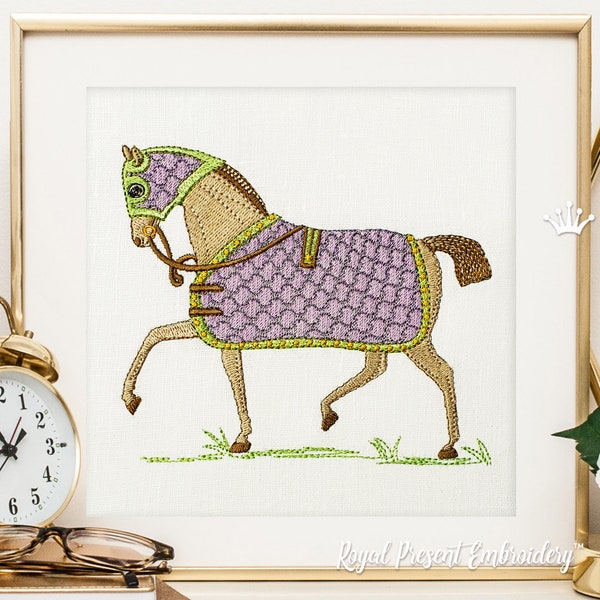 Paint Horse Head Embroidery Machine Design Digital Download Etsy Canada