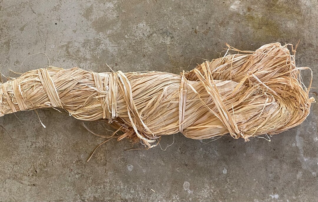 Raw Raffia Raffia - Natural 1kg Hank - Etsy Australia