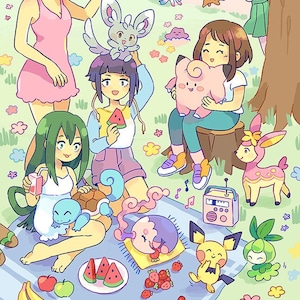 Hero x Poke Picnic Poster