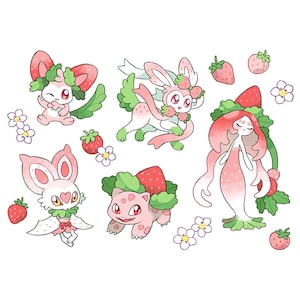 PokeErdbeer Sticker Sheet