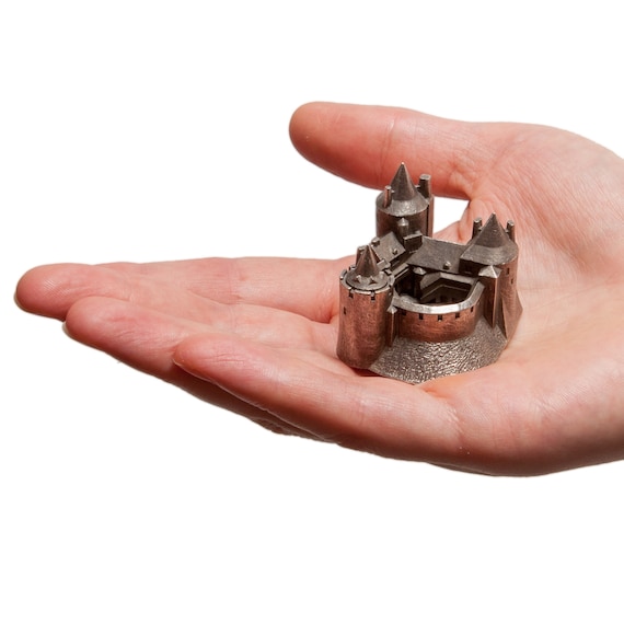 Coch Castle Scale Model 1:1000 - Lead Free Pewter