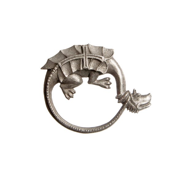 Order of the Dragon, No Cross - Pewter Lapel Pin