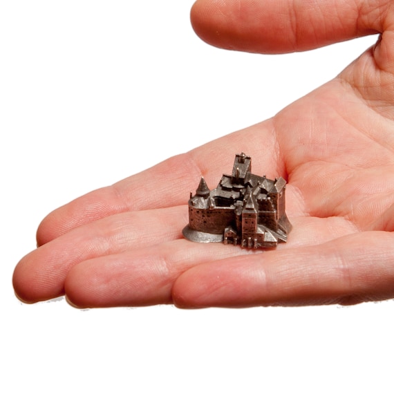 Count Dracula's Home - Bran Castle Scale Model 1:2000 - Lead Free Pewter