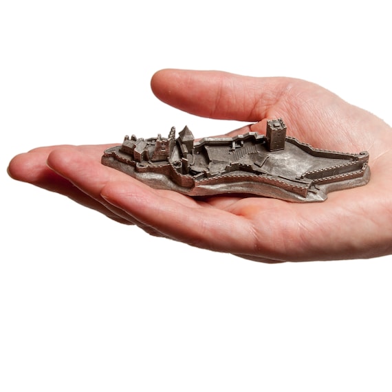 Celje Castle Scale Model 1:2000 - Lead Free Pewter