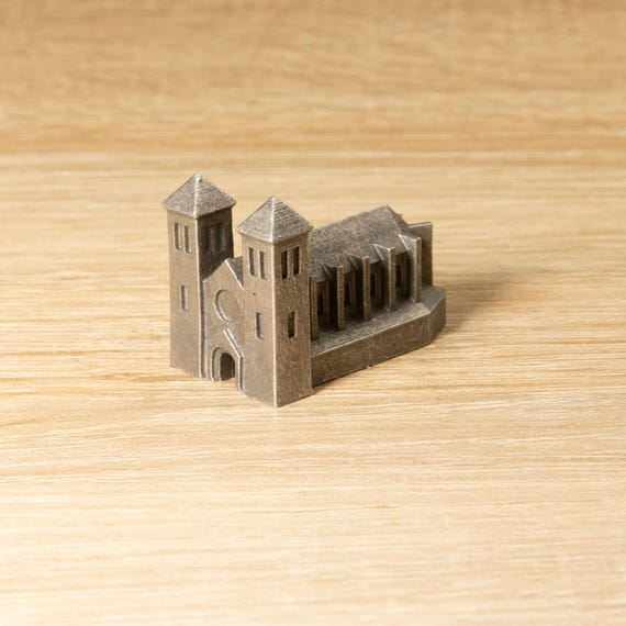 Pewter Church for Medieval-Themed Board Games - Two Towers