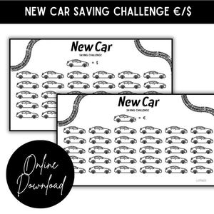 New Car Saving Challenge | Cash stuffing| A6 zipper pouch | Budget planning | Euro dollar