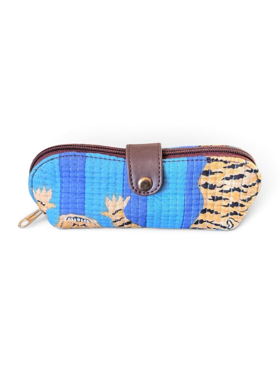 Blue Tiger Stripe - brillenhoesje