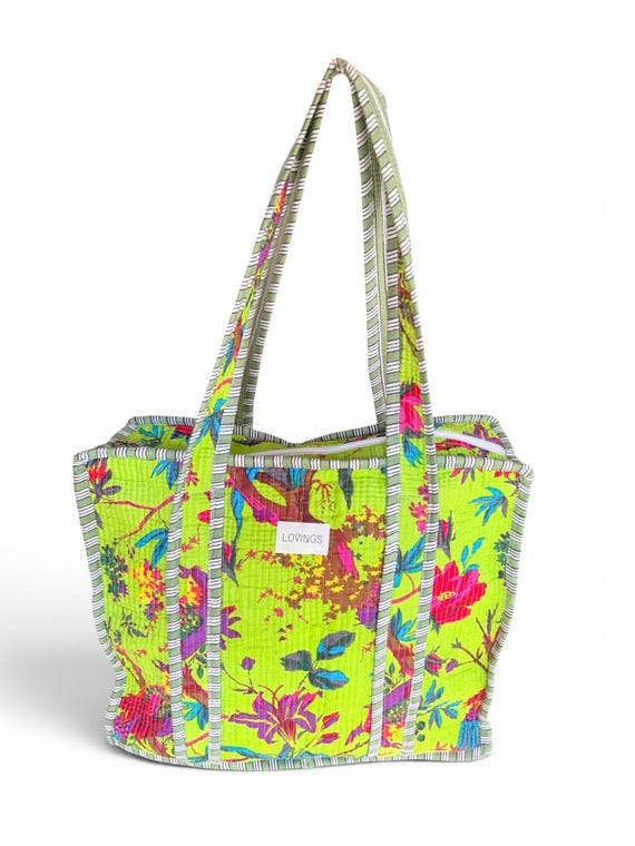 Tropical Lime - Tote Bag met Rits