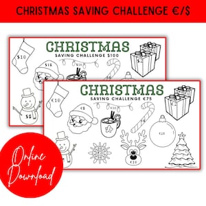 Cash Stuffing Christmas Saving Challenge | A6 zipper pouch | Budget planning | Dollar and Euro