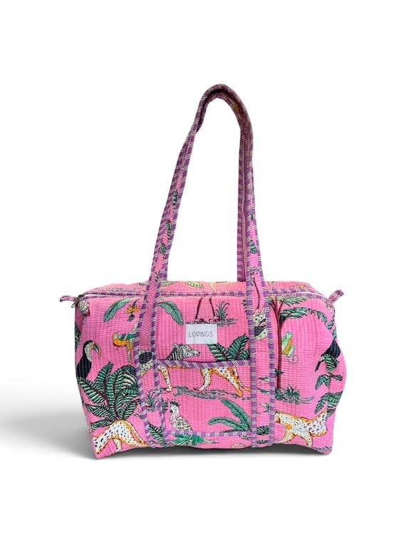 Light Pink Jungle - Duffle Bag
