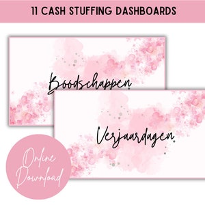 11 Cash Stuffing Dashboards | DUTCH | | A6 zipper pouch | Budget planning |