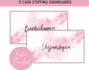 11 Cash Stuffing Dashboards | DUTCH | | A6 rits zakje | Budgetplanning |