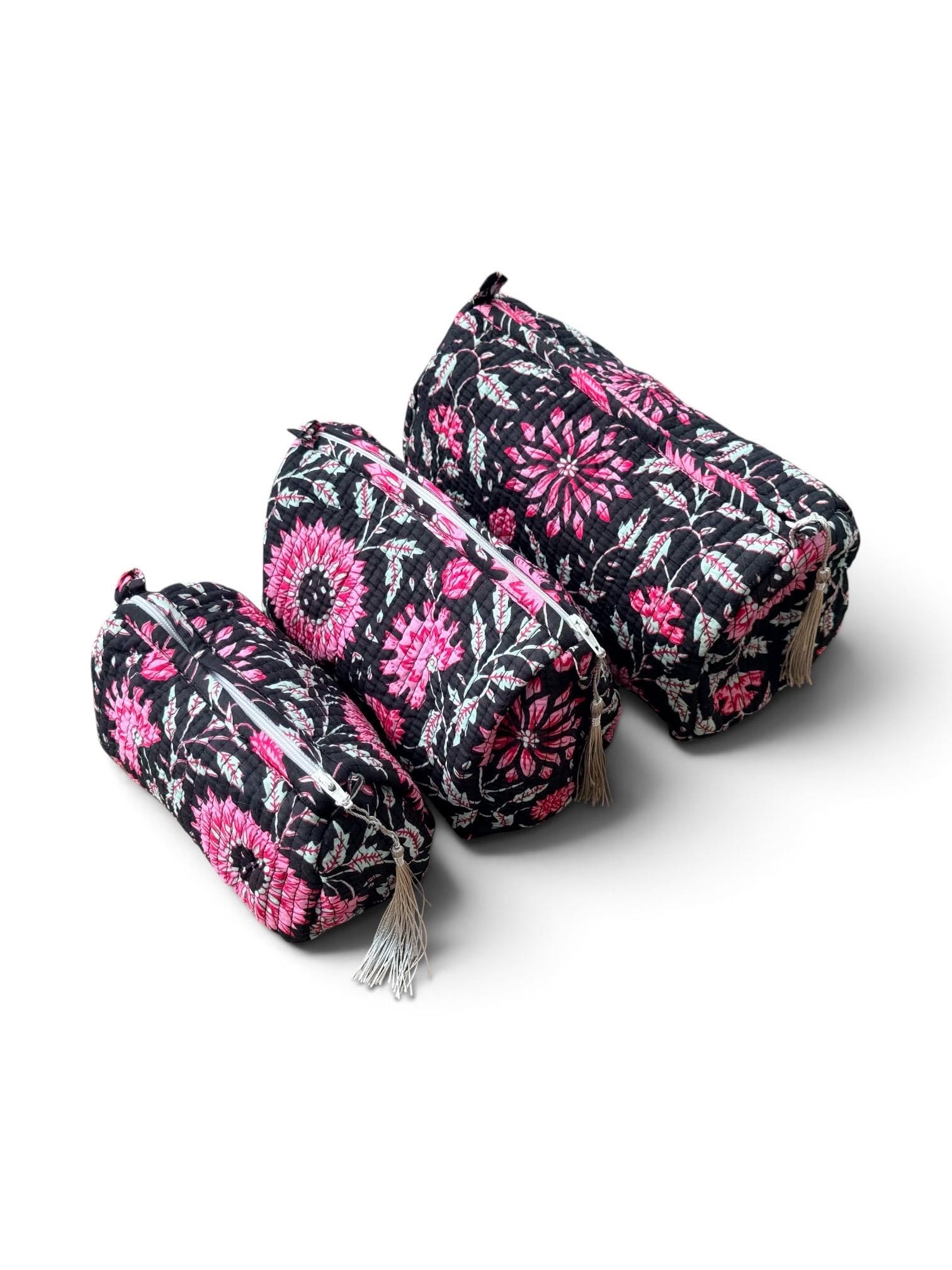 Wildflower Noir - Beauty bags