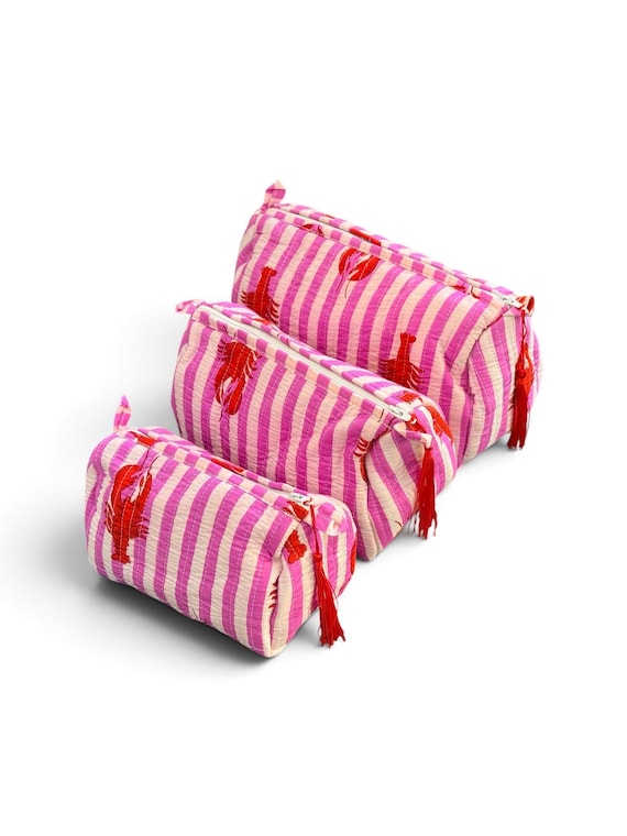 Pink Lobster - Beauty bags