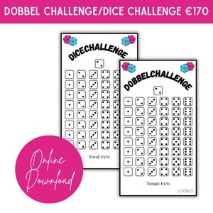 Dice/Dice Saving Challenge | A6 zipper pouch | Budget planning | Euro | Cash Stuffing