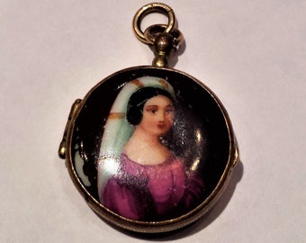 Victorian Hand Painted Locket