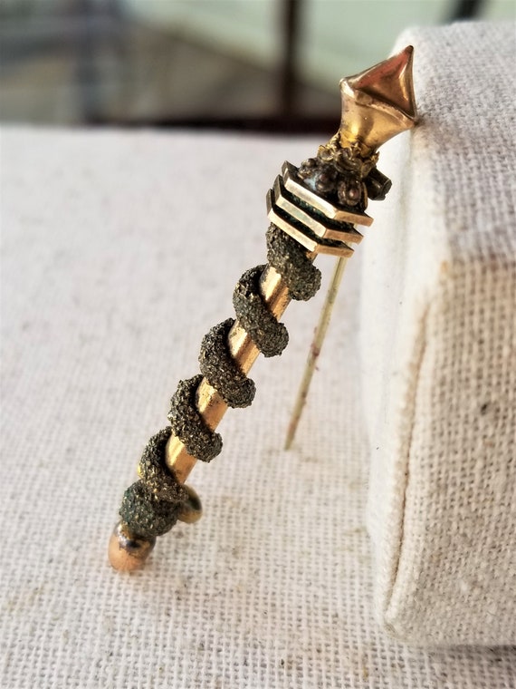 Victorian Gold Filled Batton Brooch