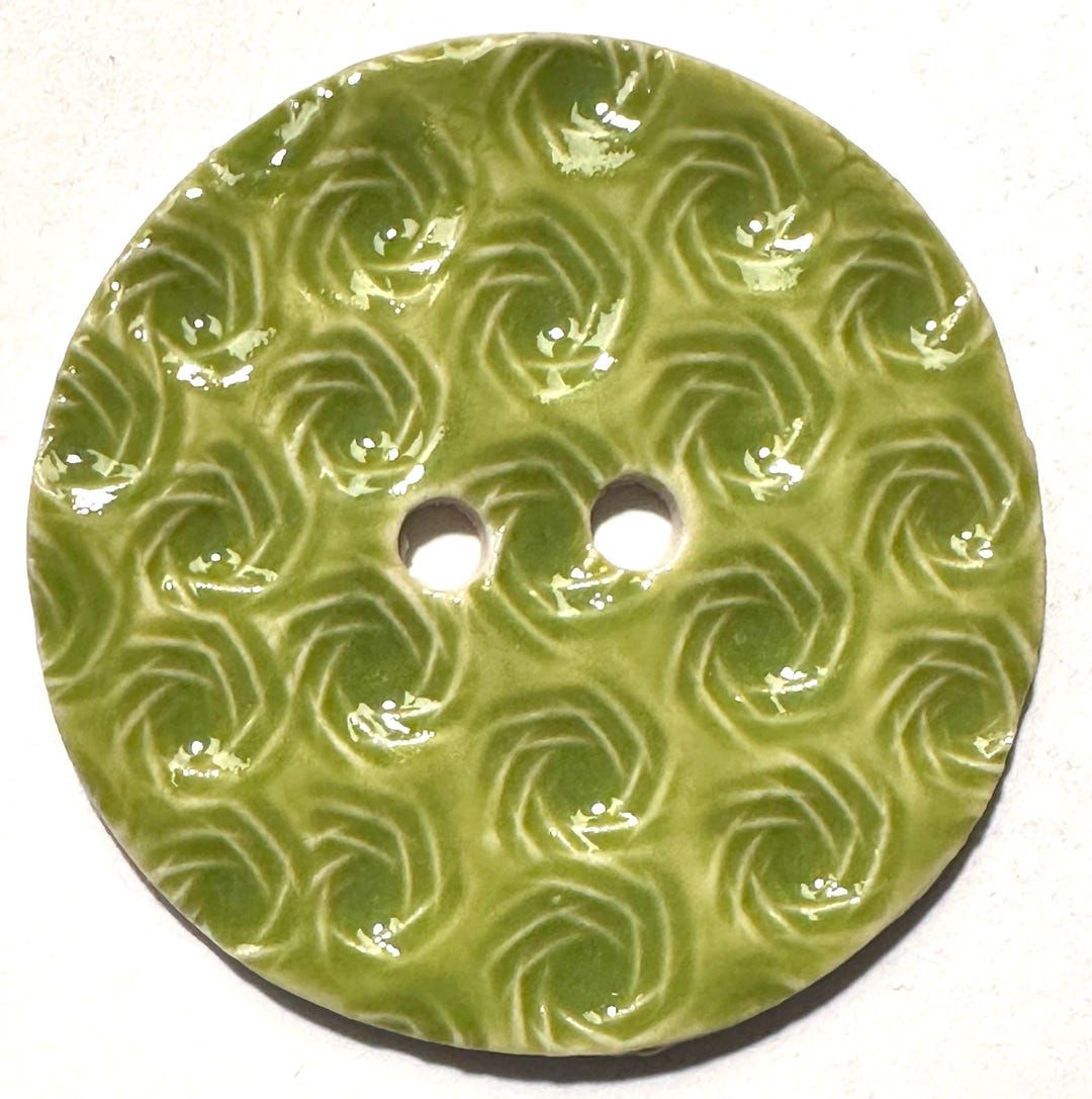 Jumbo 2.40-inch Handmade English Porcelain Ceramic Extra-large Sewing ...