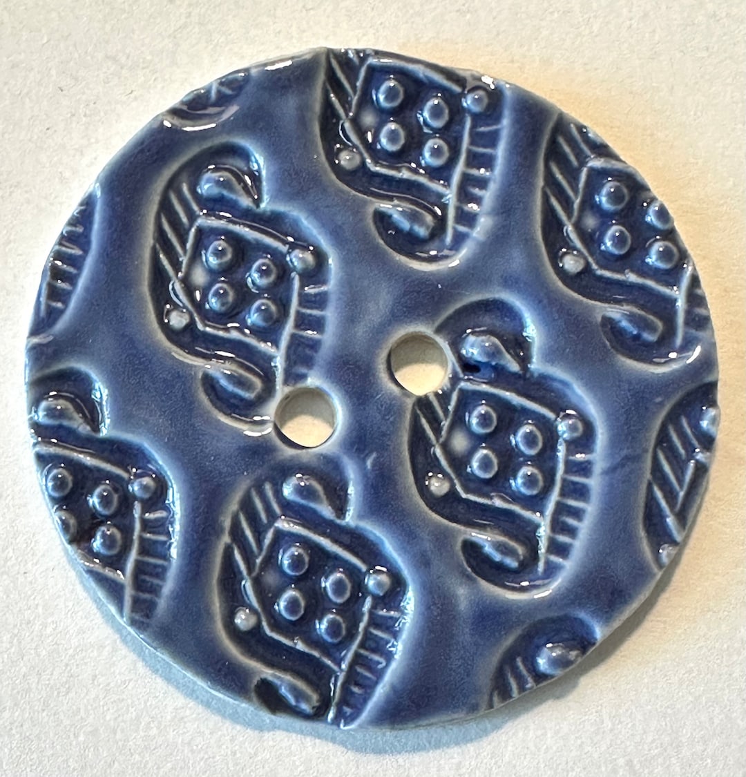 Large Ceramic Buttons Jumbo 2.38-inch Handmade Porcelain Ceramic Artisan Extra-large Sewing ...