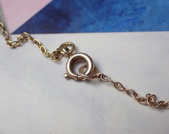 Collier Négligé Ancien En Argent Massif Avec Améthyste - Occasion Vintage