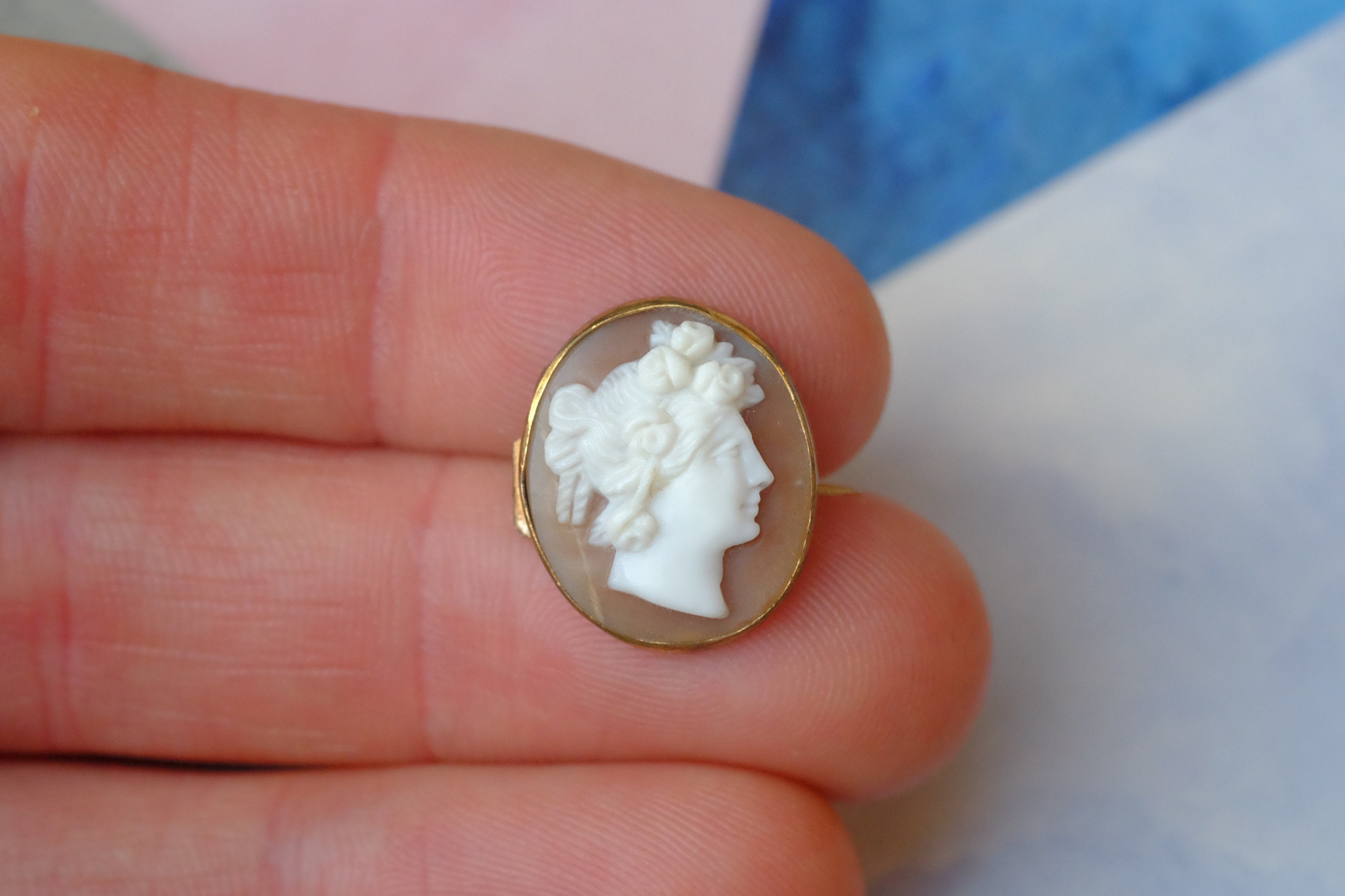 lydiasvintage Victorian Lady Cameo Brooch / Small Pin Steampunk Lover Gift Vintage Wedding Bridesmaid Favors Costume Brooch Bouquet Boutineer on A Budget