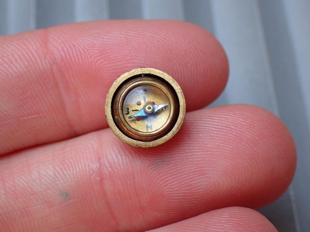 Compass Orb Antique Victorian Miniature Gimbal Compass Orb Charm - Etsy