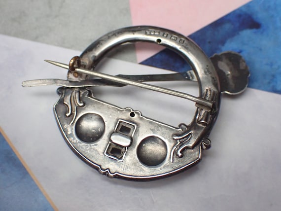 Antique Sterling Silver Celtic Royal Tara Brooch,… - image 6