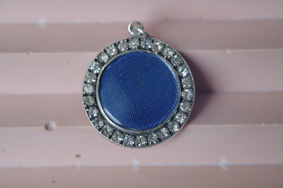 Antique Edwardian Era Silver & Paste Photo Locket… - image 5