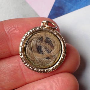 Antique Early Victorian Gold Filled Double Sided Mourning Locket